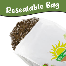 Soil Sunrise Carnivorous Potting Soil ideal for repotting Venus Fly Traps.