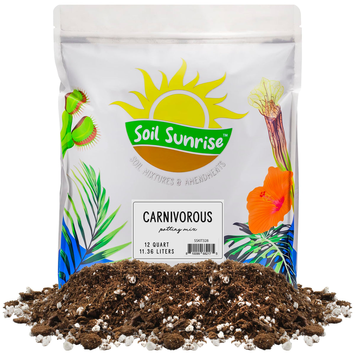 Soil Sunrise carnivorous soil for Venus Fly Trap with drainage and aeration