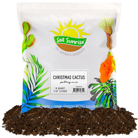 Soil Sunrise Christmas Cactus potting mix in 8-quart bag promotes healthy roots for indoor containers