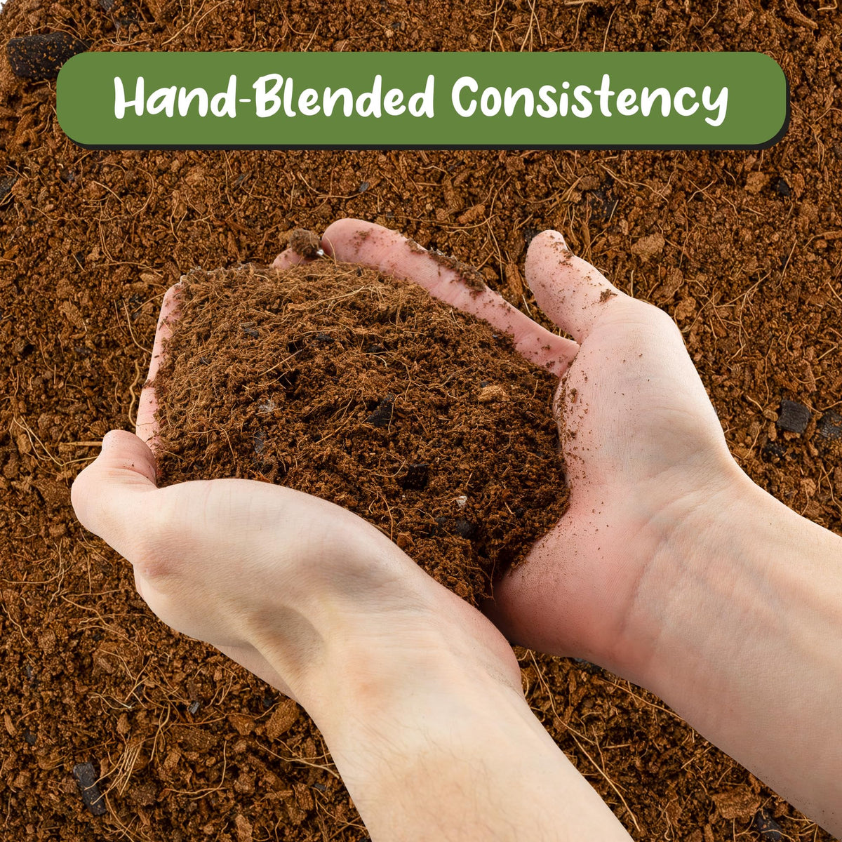 Soil Sunrise coco coir fibers for moisture retention