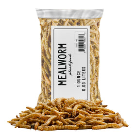 Soil Sunrise dried mealworms bottle for easy indoor carnivorous plant feeding