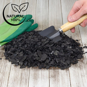 Soil Sunrise indoor garden charcoal packaging, convenient storage.