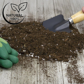 Soil Sunrise all-natural mix provides organic humus and structure.
