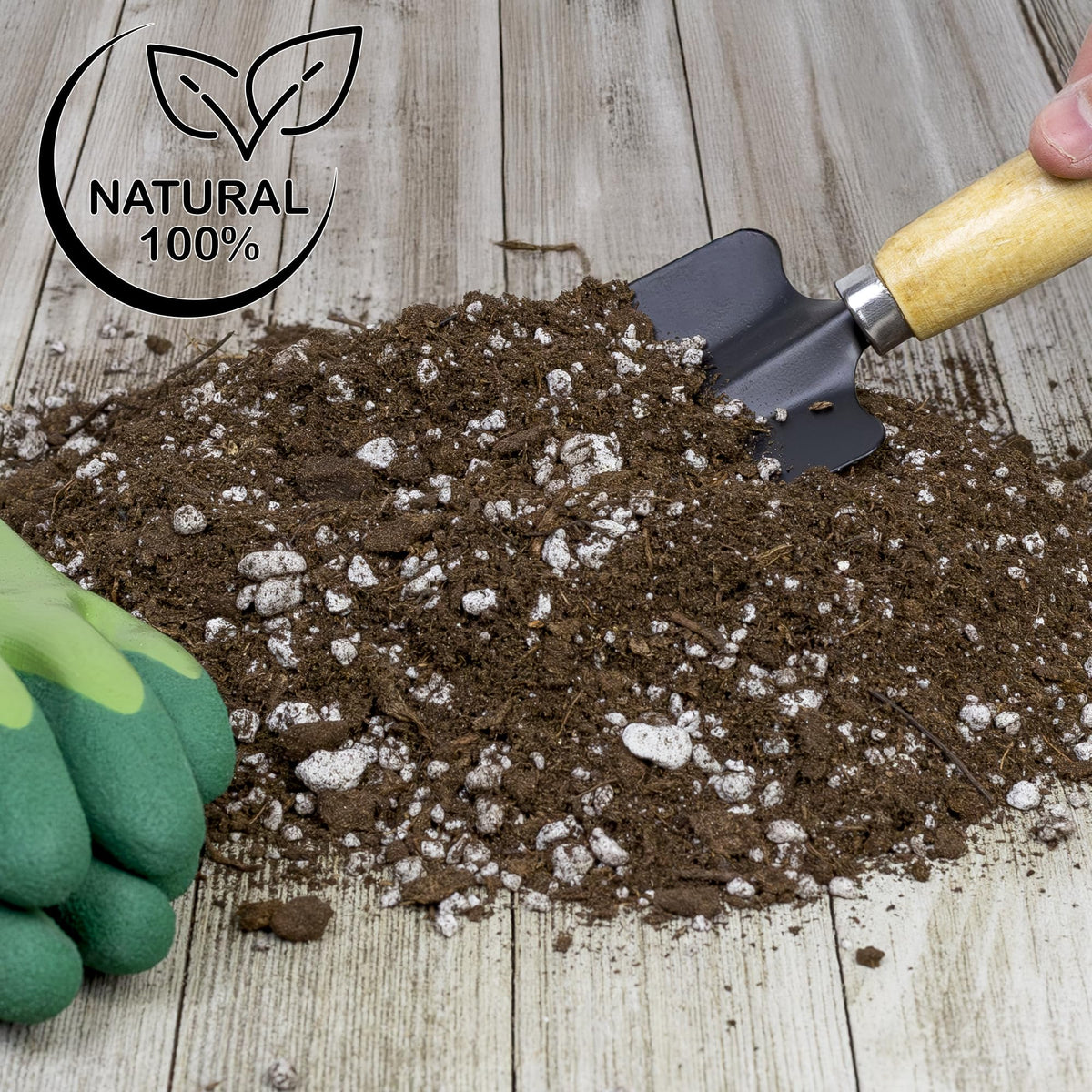 Soil Sunrise eco-friendly packaging suggests sustainable container gardening.