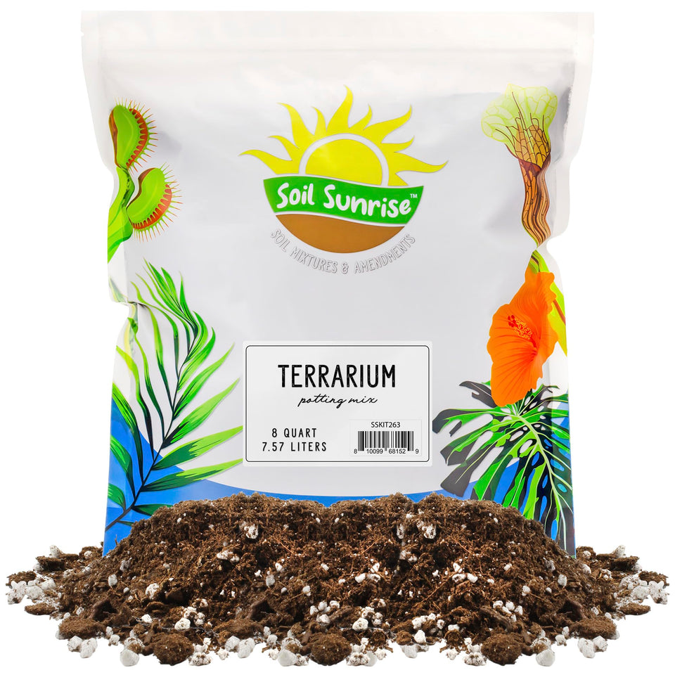Soil Sunrise terrarium soil bag ready for terrariums