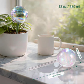 Soilagua extra-thick borosilicate glass globe is durable for daily use.