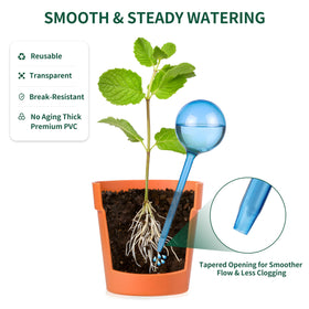 Soilagua globe closeup highlighting durable, break-resistant plastic