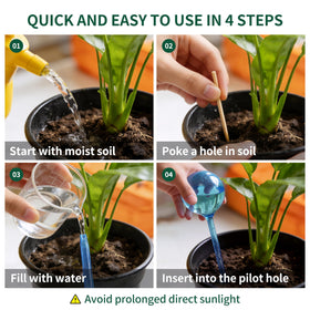 Soilagua globe in soil demonstrates gradual moisture delivery