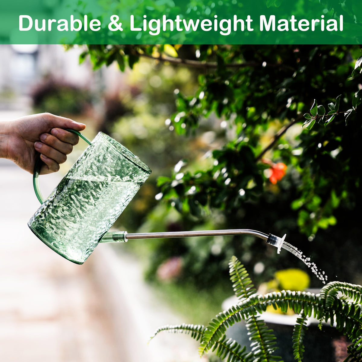 Soiwapot bonus shower head provides gentle watering for seedlings and delicate plants.