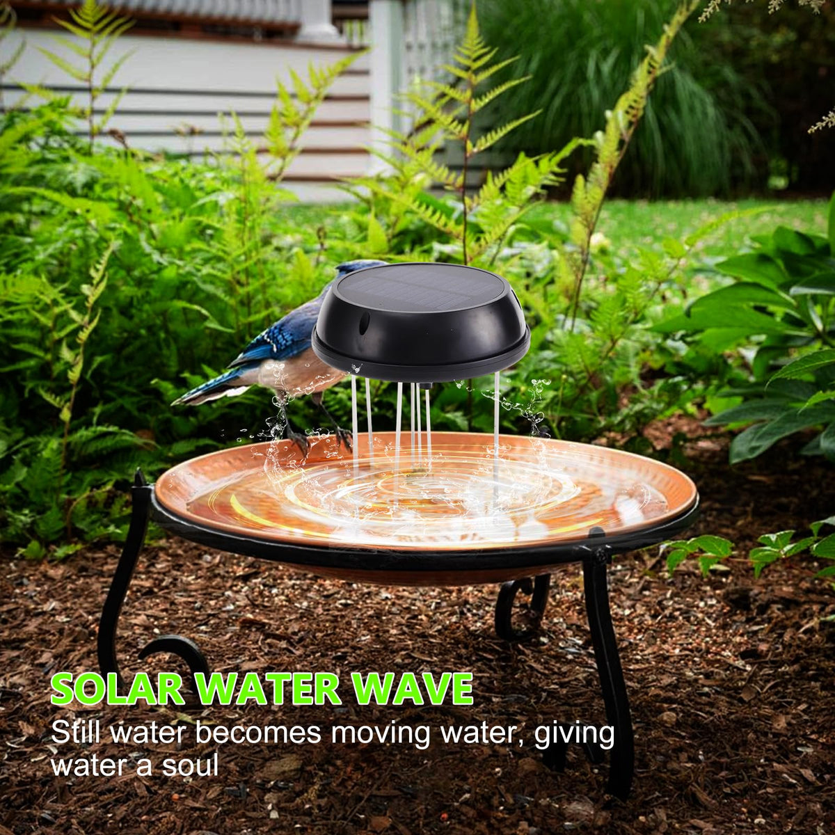 Solaceura Easy Installation Bracket secures the device on ponds and tanks.