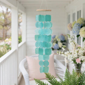 Solange & Frances 26-inch wind chime with a lightweight, elegant profile