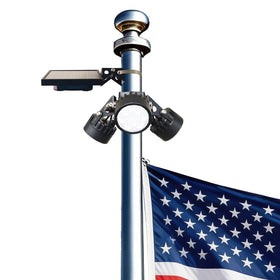Solar Light Mart M120X dusk-to-dawn lighting provides hands-off operation from sunset to morning.