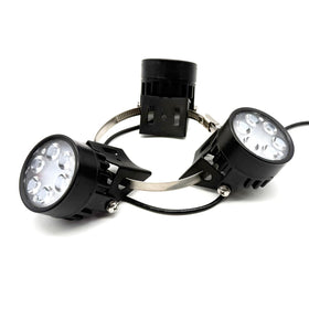 Solar Light Mart M120X beam-angle lenses deliver bright, targeted illumination across flag height.