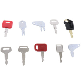 Solarhome key set fits excavators, loaders, and backhoes for quick access.