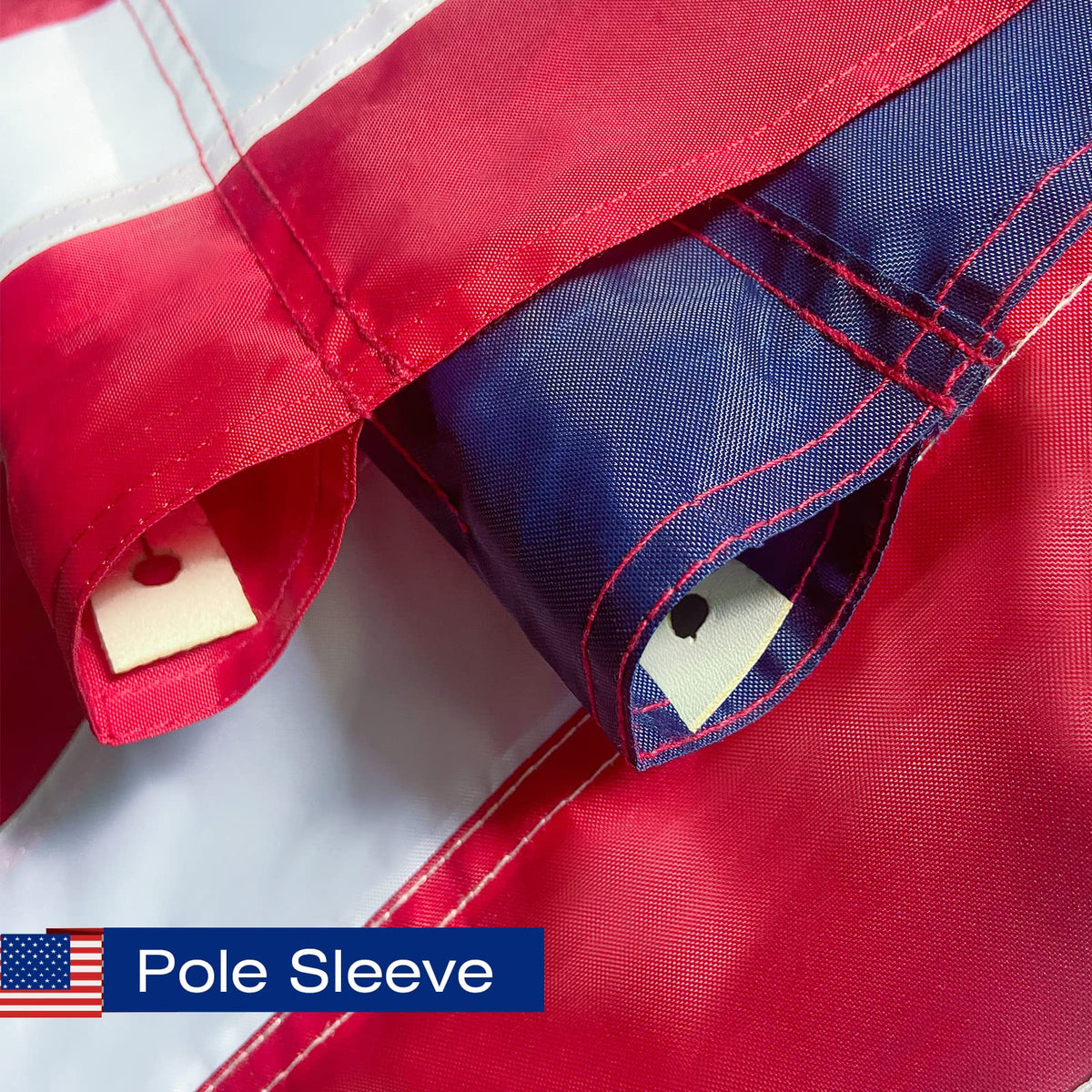 SolarStar flag featuring embroidered stars for crisp detail