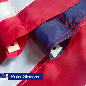 SolarStar flag featuring embroidered stars for crisp detail