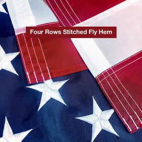 SolarStar 6x10 ft flag designed for indoor or outdoor use.
