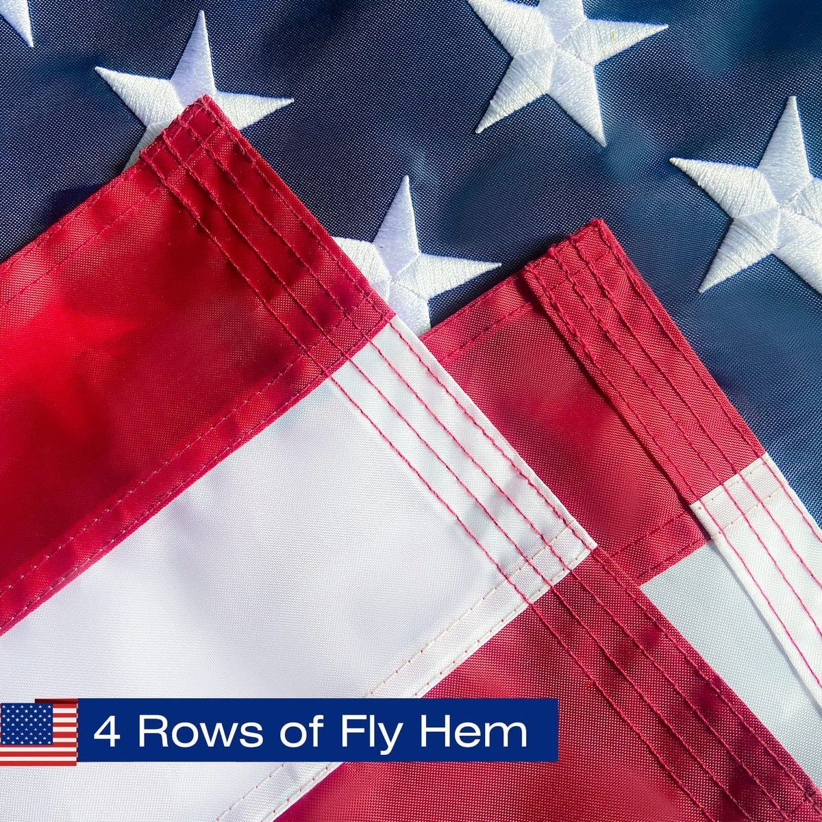 SolarStar 100% polyester flag dries quickly and resists fading