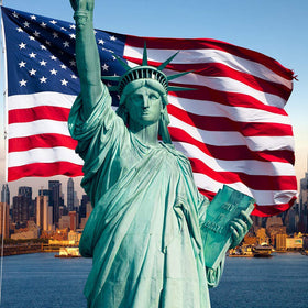 SolarStar outdoor flag features a heavy-duty polyester header for durability.