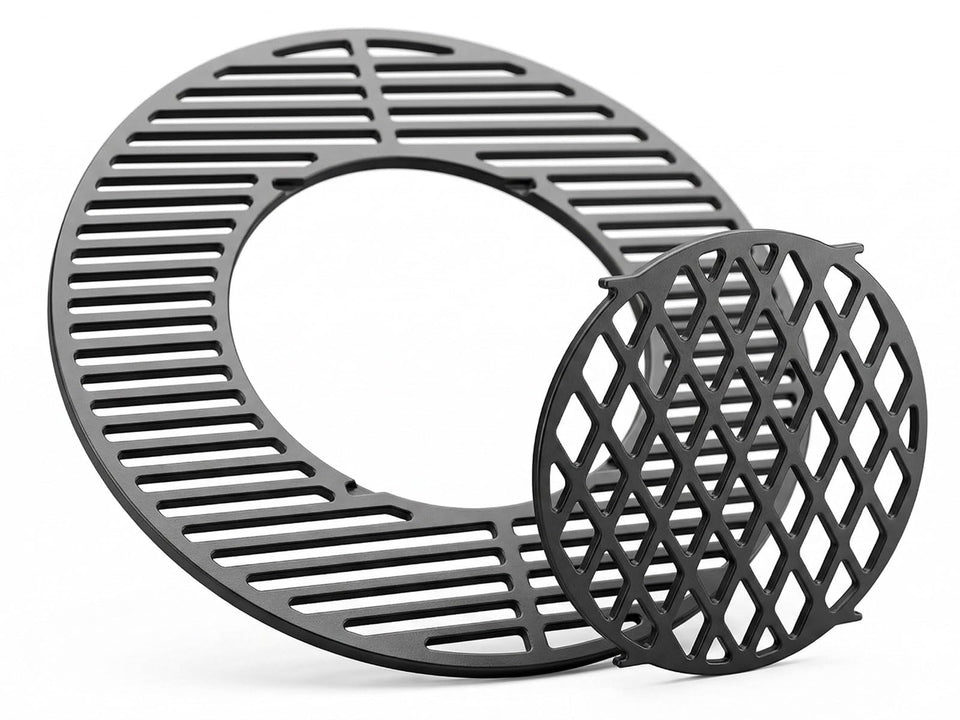 soldbbq 8835 21.5 inch cast iron grill grates for even cooking