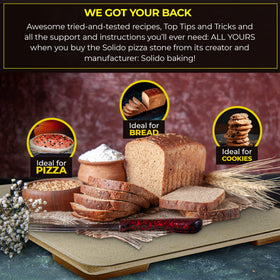 Solido high-temperature durability supports oven and grill use up to 2000°F