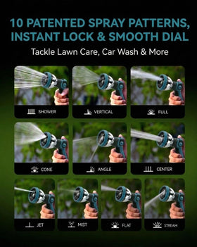 Solifo leak-proof design provides tight seals during high-pressure watering.