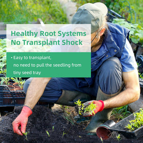 SOLIGT durable steel construction for long-lasting seed blocking tool.