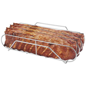 SOLIGT extra-long rib rack with three-rack capacity for efficient grilling.