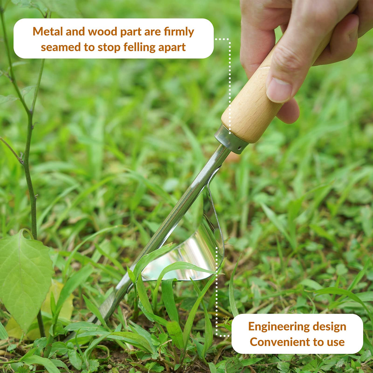 SOLIGT weeder clears weeds efficiently while protecting roots.