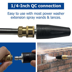 Solivede rotating jet action powers through stubborn grime on surfaces.