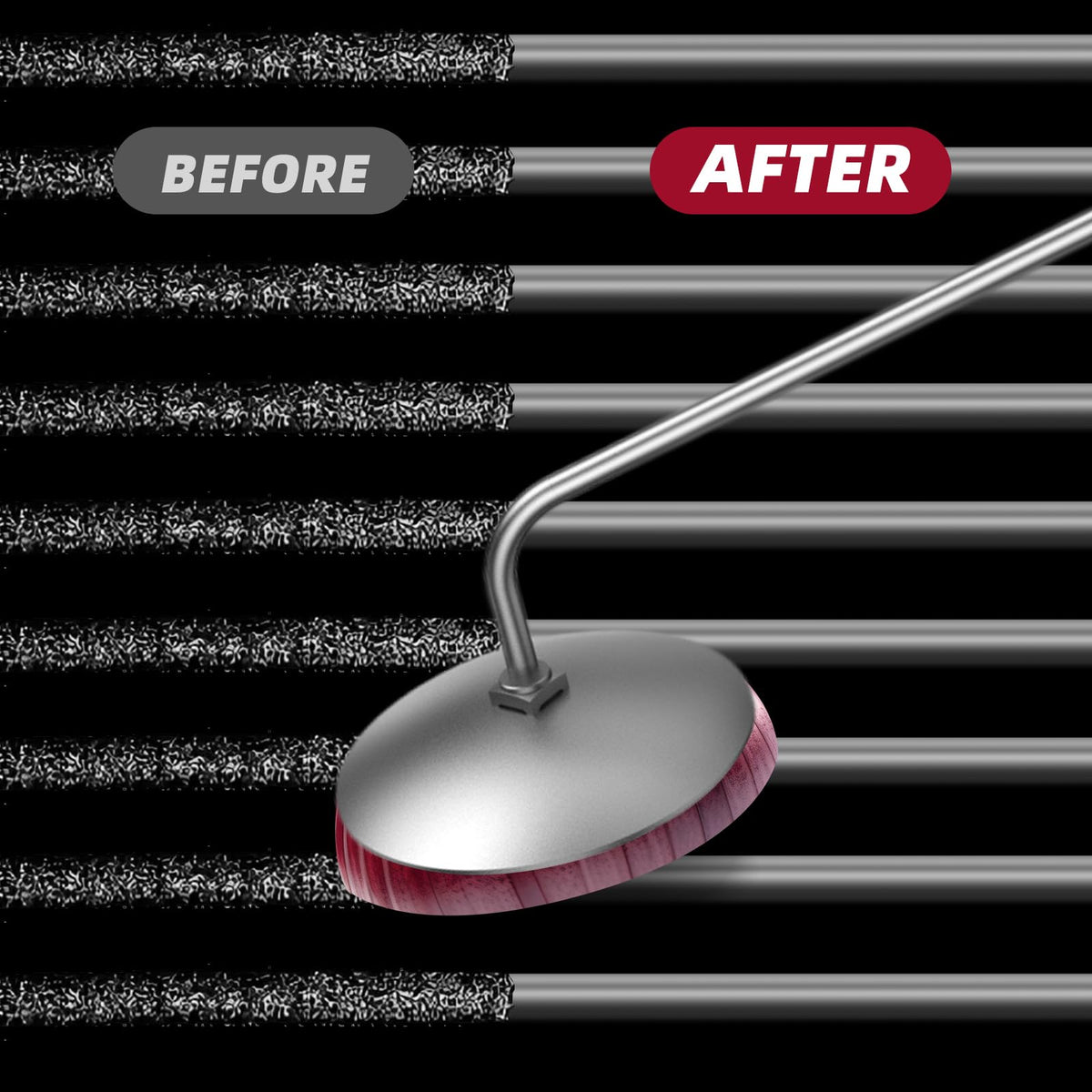 Solldgt bristle-free grill brush design prevents bristle shedding and food contact
