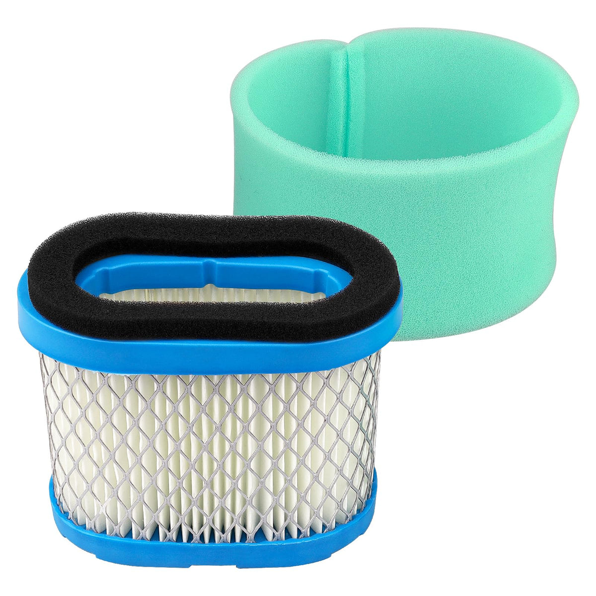 SOLLON air filter dimensions specs image illustrates top and bottom measurements for proper fit