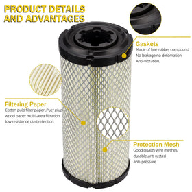 SOLLON Kawasaki-fit air filter ready for compatible Kawasaki models
