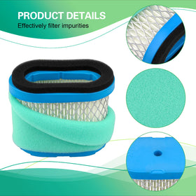 SOLLON air filter with pre-filter pack highlights added debris protection and simple replacement