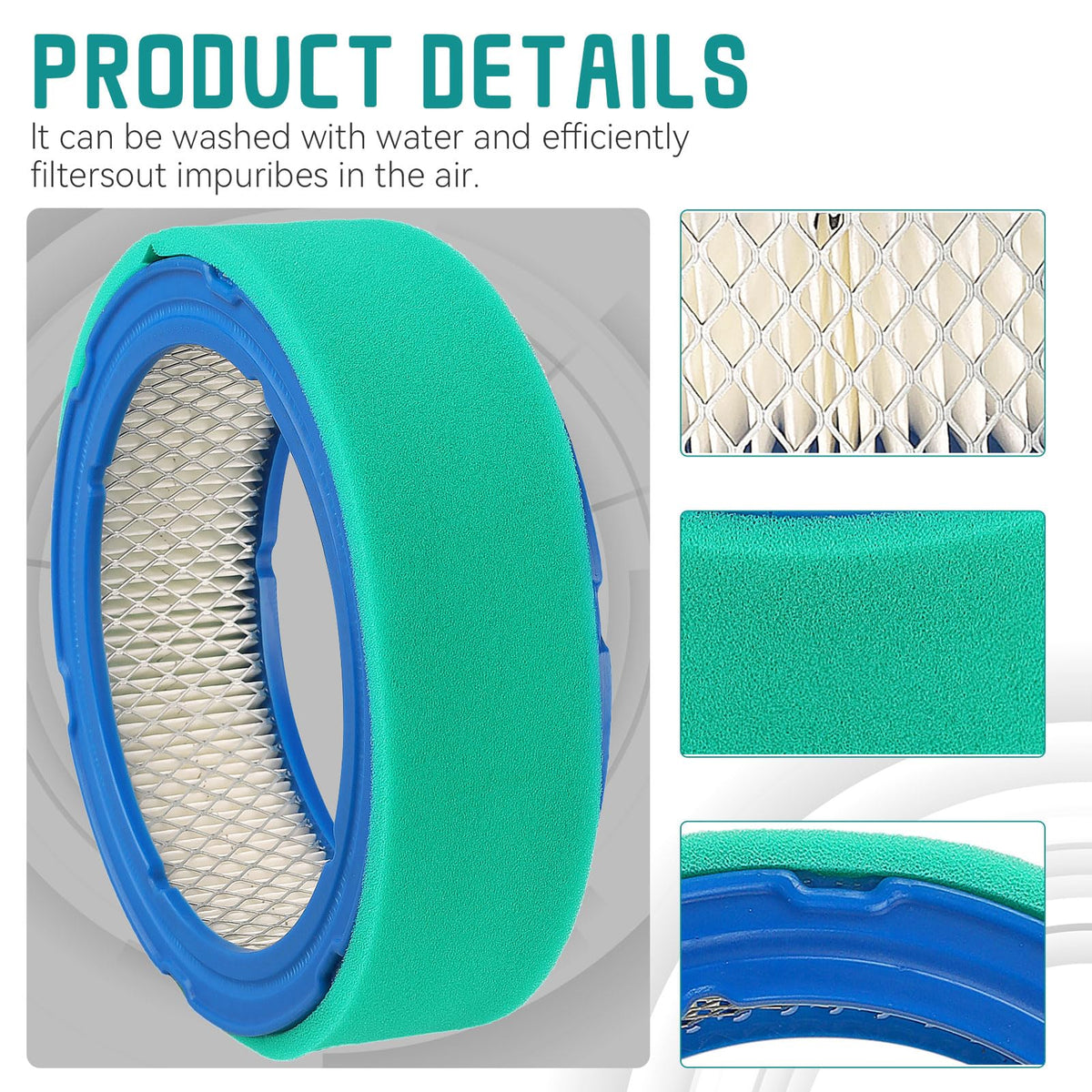 SOLLON filter kit illustrating OEM numbers reference for replacements.