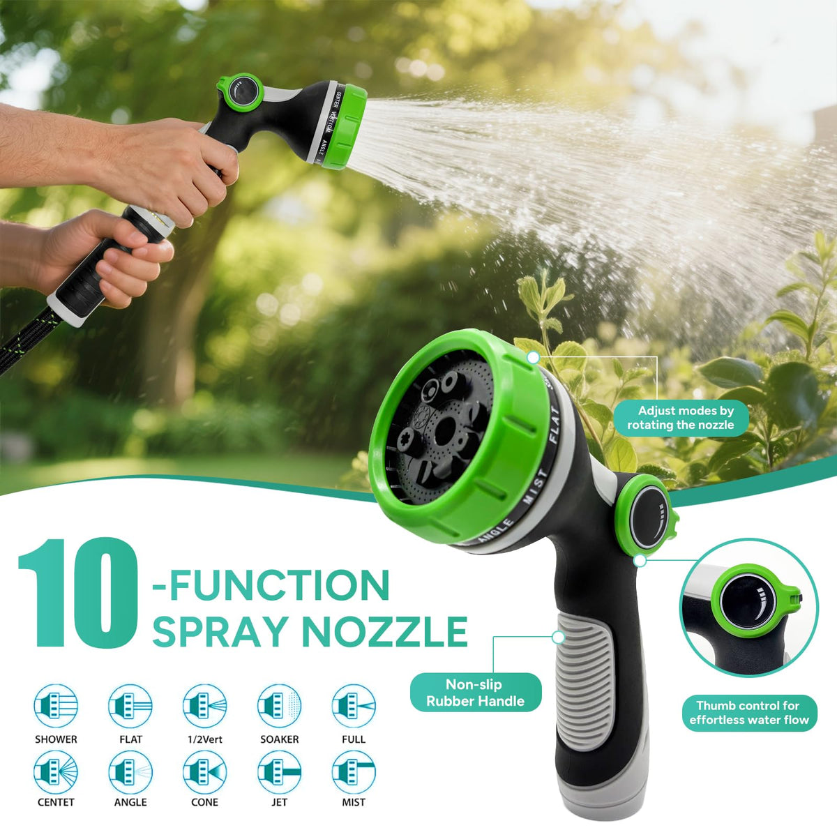 SOLMIO all-weather hose stays flexible in heat and cold
