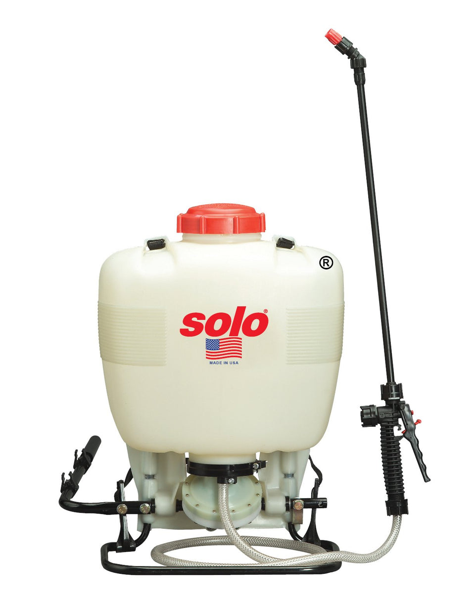 SOLO 475-B backpack sprayer with diaphragm pump for precise chemical application.