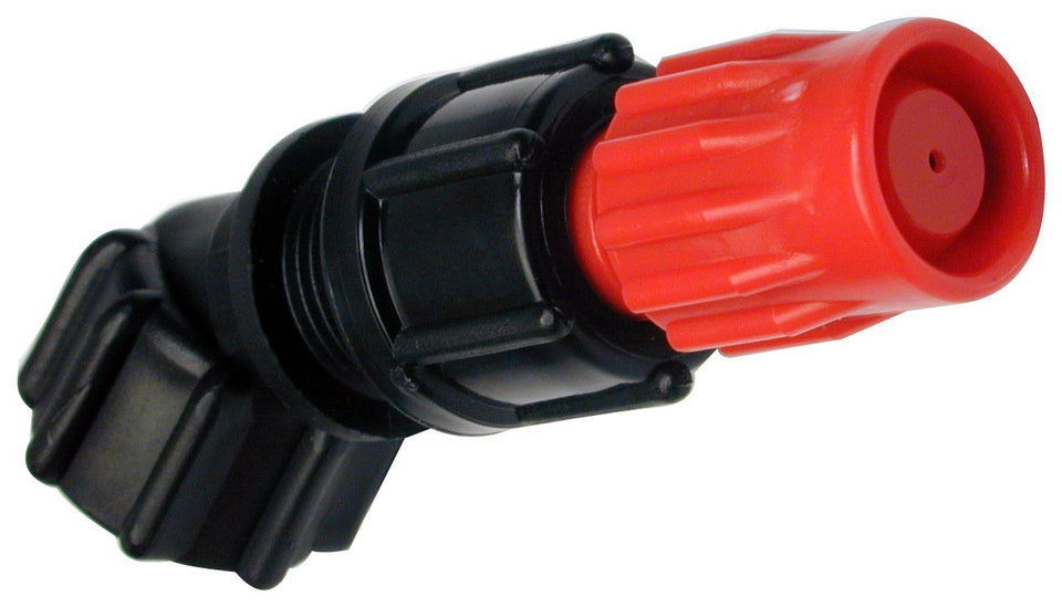 Solo 4900258N-P elbow nozzle assembly for precise spray and ergonomic reach on compatible sprayers.