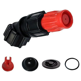 SOLO elbow nozzle assembly with adjustable tips for precise spraying.