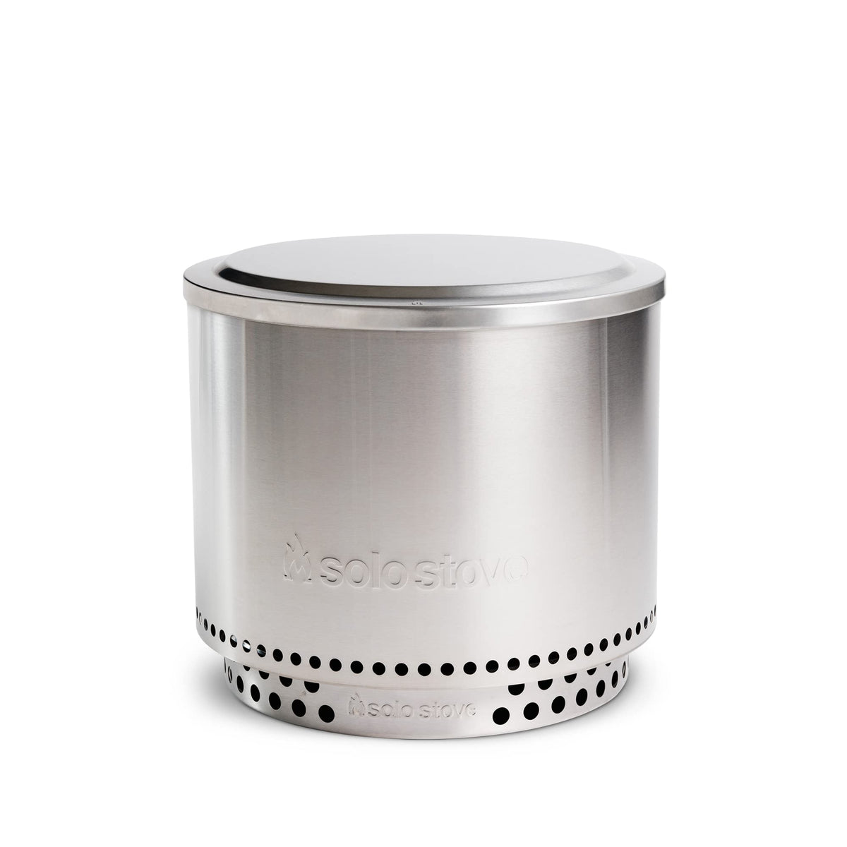 Solo Stove Bonfire Lid shows 304 stainless steel durability in harsh weather