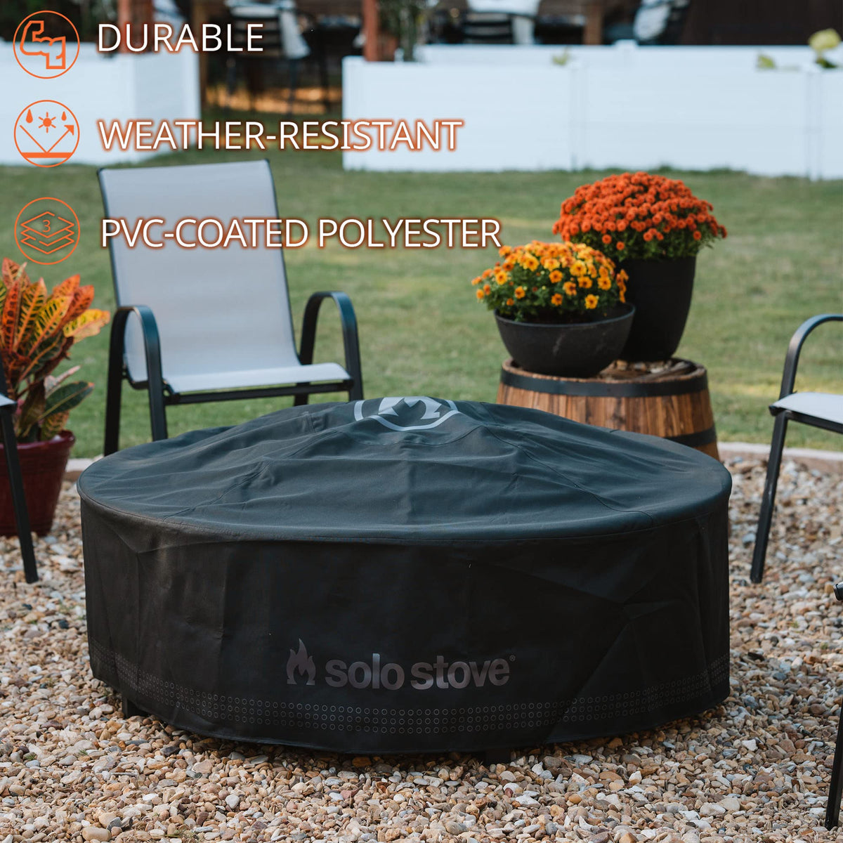 Easy cleaning and storage for Solo Stove Surround Shelter Small cover