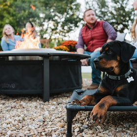 Solo Stove Surround Tabletop usage scenarios show cozy gathering around the fire pit.