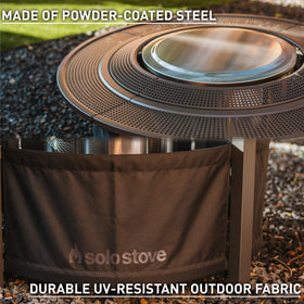 Solo Stove Surround Tabletop snacks-and-drinks usage shows convenient serving space.