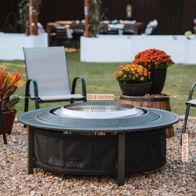 Stable on grass, gravel, concrete, or wooden decks for versatile placement.