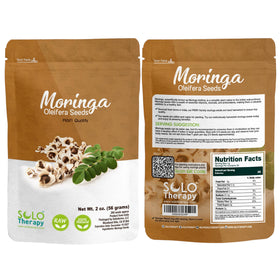 Solo Therapy Moringa seeds 200-count pack, ideal for home planting and fresh harvests.
