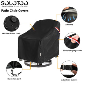 SoloToo close-up shows waterproof coating on durable Oxford fabric