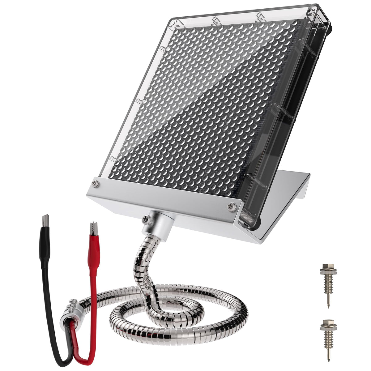 SOLPERK 6V solar panel powers a deer feeder with reliable outdoor charging.