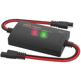 SOLPERK 8A 12V solar controller front view for reliable on-board charging