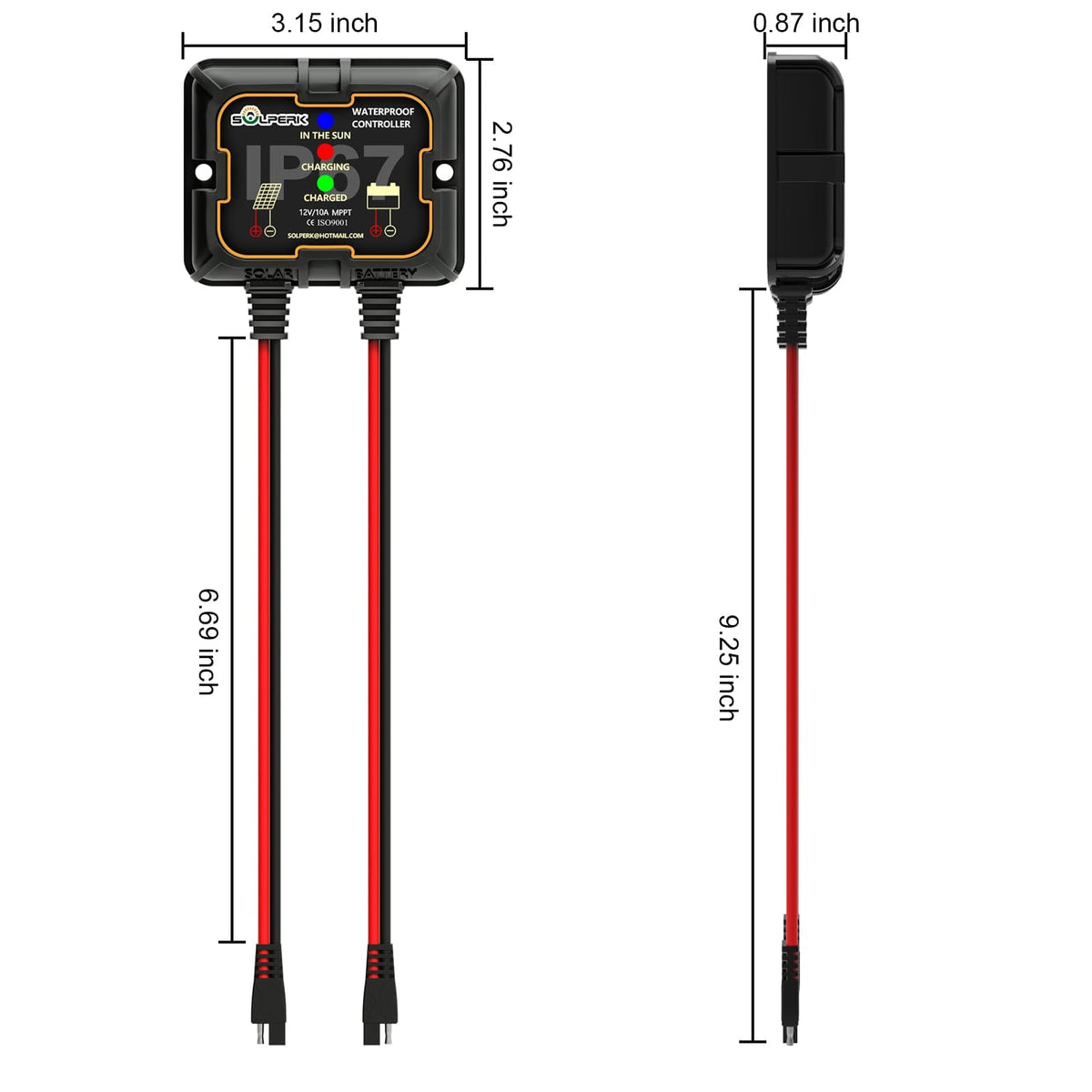 Compatibility with AGM, Gel, Lead Acid and LiFePO4 batteries
