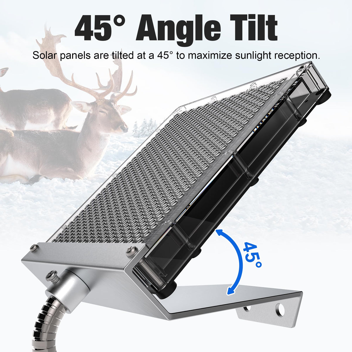 SOLPERK alligator clips enable quick connection to batteries.